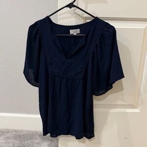 LOFT Dark Blue Blouse